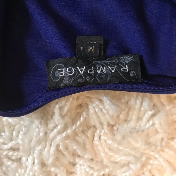 M Rampage Blue Bell Sleeve Dress - Picture 4 of 8